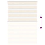 vidaXL Store zèbre beige marbré largeur du tissu 105 9 cm polyester