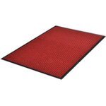 vidaXL Tapis d'entrée rouge 117 x 220 cm PVC
