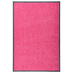 vidaXL Paillasson lavable Rose 60x90 cm