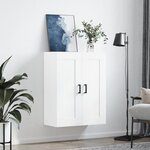 vidaXL Armoire murale blanc 69 5x34x90 cm bois d'ingénierie