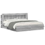vidaXL Cabinet de Tête de Lit Sonoma gris Bois d’ingénierie