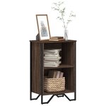 vidaXL Bibliothèque chêne marron 50x31x74 5 cm bois d'ingénierie