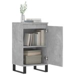 vidaXL Buffets 2 Pièces gris béton 40x35x70 cm bois d'ingénierie