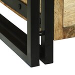 vidaXL Table basse 90x50x38 cm en bois de manguier massif
