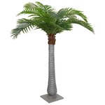 vidaXL Palmier artificiel 15 feuilles 200 cm vert