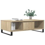 vidaXL Table basse chêne sonoma 104x60x35 cm bois d'ingénierie