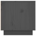 vidaXL Meuble TV Gris 156x40x40 cm Bois de pin massif