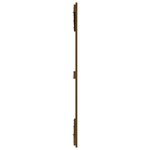 vidaXL Tête de lit murale Marron miel 127 5x3x110cm Bois massif de pin