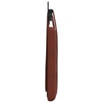 vidaXL Tête de lit suspendue Brun Brillant PU antique