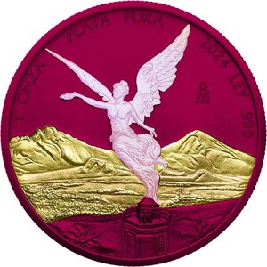 Pièce de monnaie en Argent g 31.1 (1 oz) Millésime 2024 LIBERTAD