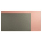 Sous Main Souple Pu Bicolore - 35x60cm - Nude/gris - Exacompta