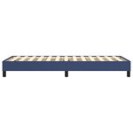 vidaXL Cadre de lit bleu 100x200 cm tissu