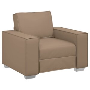 vidaXL Fauteuil canapé Cappuccino 99 x 78 x 84 cm Cuir artificiel