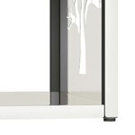 vidaXL Portant de bois de chauffage 40x40x40 cm acier inoxydable