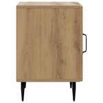 vidaXL Cabinet de chevet 2 Pièces Chêne artisanal 43 x 34 5 x 50 cm
