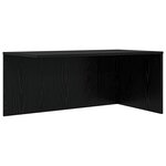 vidaXL Ensemble de tables basses 2 Pièces Chêne noir Bois d'ingénierie