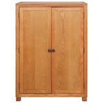 vidaXL Armoire avec stockage avec porte Marron Bois d'ingénierie