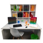 Pot À Crayons Pen-cube Iderama - Bleu Glacé - X 10 - Exacompta