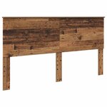 vidaXL Tête de lit Bois Ancien 180 cm Bois d'ingénierie