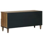 vidaXL Meuble TV Marron 100 x 33 5 x 46 cm Bois de mangue massif