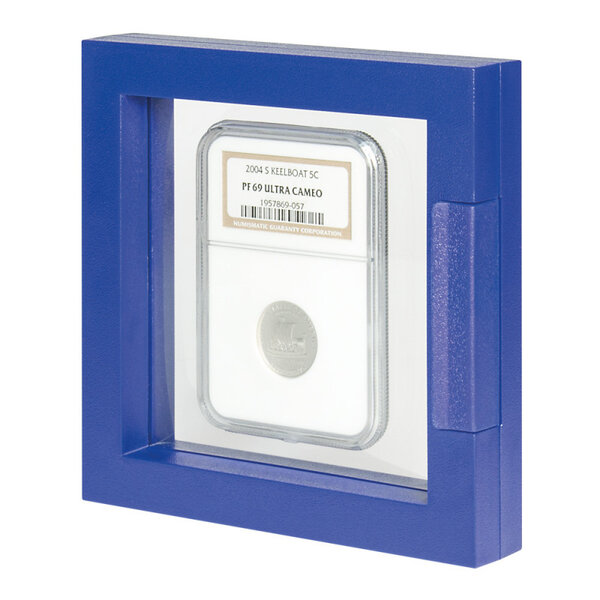 Cadre Nimbus Eco pour objets de collections. Couleur - Bleu