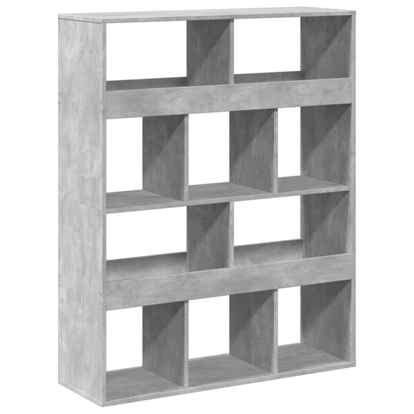 vidaXL Cloison de séparation gris béton bois d'ingénierie