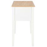 vidaXL Bureau Blanc 109 5 x 45 x 77 5 cm Bois