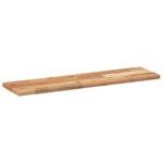 vidaXL Étagères flottantes 3 Pièces 80x20x2 cm acacia massif à l'huile