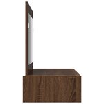 vidaXL Table de Toilette Marron 100 x 40 x 70 cm Bois d'ingénierie
