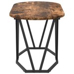 vidaXL Table basse Chêne fumé 80 x 40 x 40.5 cm