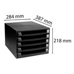 Module De Classement The Box Ecoblack - Noir - Exacompta