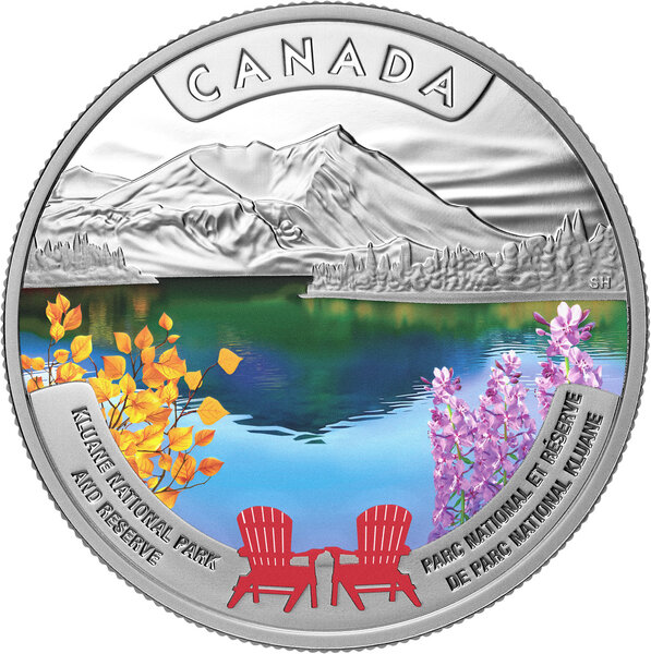 Monnaie KLUANE NATIONAL PARK AND RESERVE Canada National Parks Argent 20$ Canada 2026 (PRÉCOMMANDE)