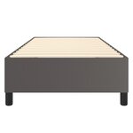 vidaXL Cadre de lit sans matelas gris 100x200 cm similicuir