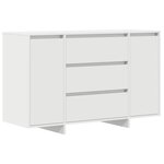 vidaXL Buffet Blanc 120x41x75 cm en bois d'ingénierie