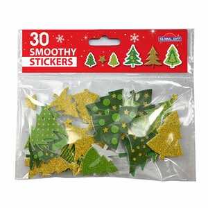 Autocollants mousse EVA - Sapins de Noël