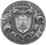 Pièce de monnaie en Argent 2000 Francs g 62.2 (2 oz) Millésime 2026 MEMENTO MORI (PRÉCOMMANDE)