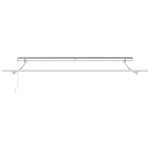 vidaXL Auvent Gris clair 300 x 250 x 165 cm Polyester