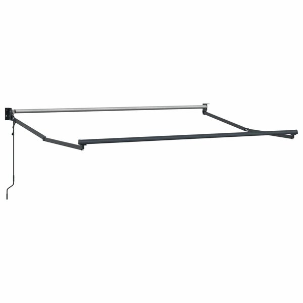 vidaXL Cadre de store rétractable électrique Anthracite 3 5 x 2 m
