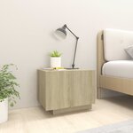 vidaXL Table de chevet chêne sonoma 100x35x40 cm bois d'ingénierie