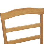 vidaXL Chaise de salle à manger 2 Pièces Naturel