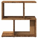 vidaXL Tables de chevet 2Pièces vieux bois 50x30x51 5cm bois d'ingénierie