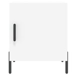vidaXL Tables de chevet 2 Pièces blanc 40x40x50 cm bois d’ingénierie
