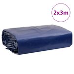 vidaXL Bâche bleu 2x3 m 650 g/m²