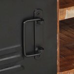 vidaXL Table basse multicolore 90x50x36 cm bois de récupération massif