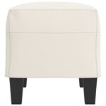 Banc banquette crème 70 x 35 x 41 cm synthétique 02_0010612