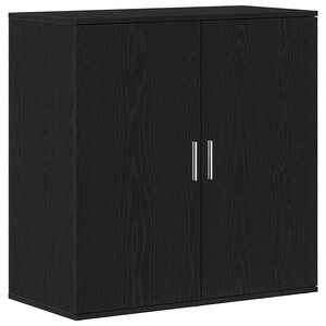 vidaXL Buffet Chêne noir 79 x 38 x 80 cm Bois d'ingénierie