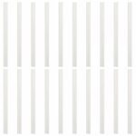 vidaXL Écrans d'intimités de jardin 4 Pièces aspect gravier de marbre PVC