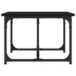 vidaXL Table basse Noir 90x50x35 cm Bois d'ingénierie