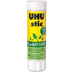 bâton de colle stic ReNature, sans solvants, 40 g UHU