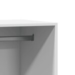 vidaXL Garde-robe blanc 48x41x102 cm bois d'ingénierie